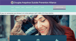 Desktop Screenshot of dasuicideprevention.org