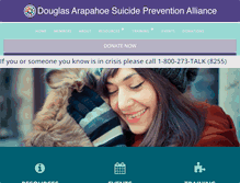 Tablet Screenshot of dasuicideprevention.org